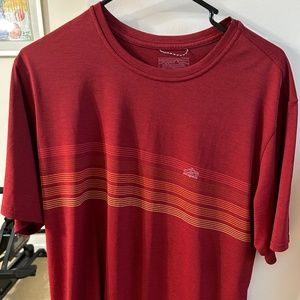 Patagonia Capilene Red T Shirt - Large